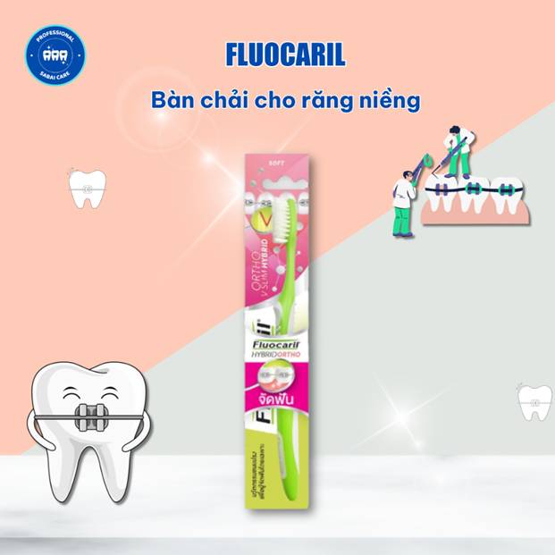 Bàn chải niềng răng Fluocaril